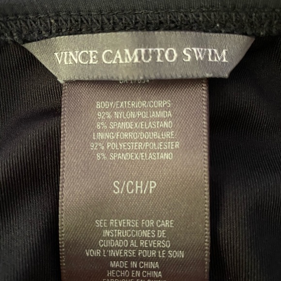 Black Vince Camuto Wrap Top Bikini Set - Picture 5 of 6